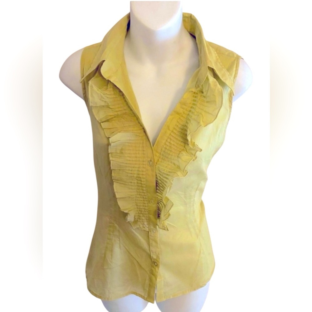 Oscar del la Renta Ruffle Top - Picture 3 of 9
